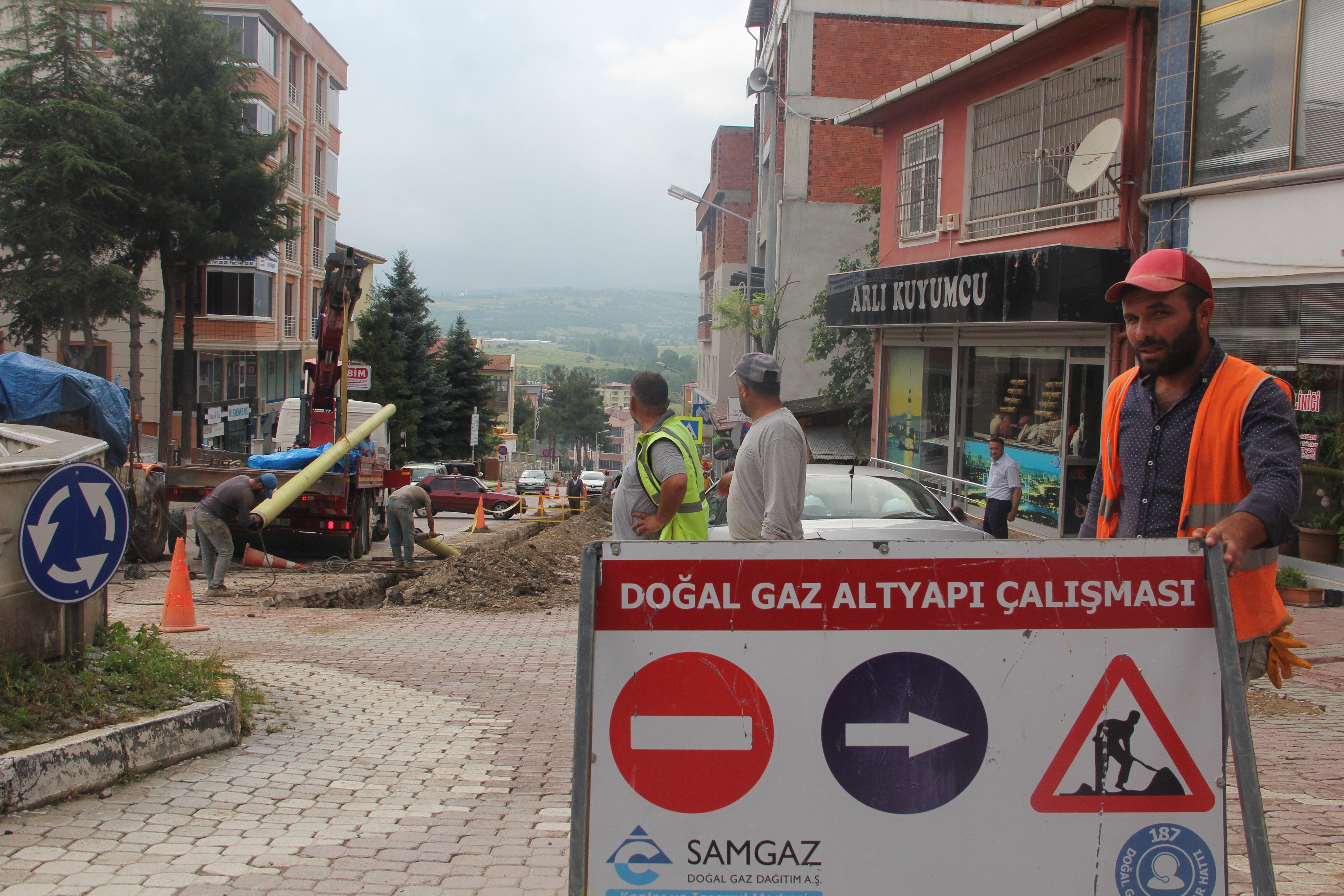 Kavak’ta Doğalgaz Heyecanı