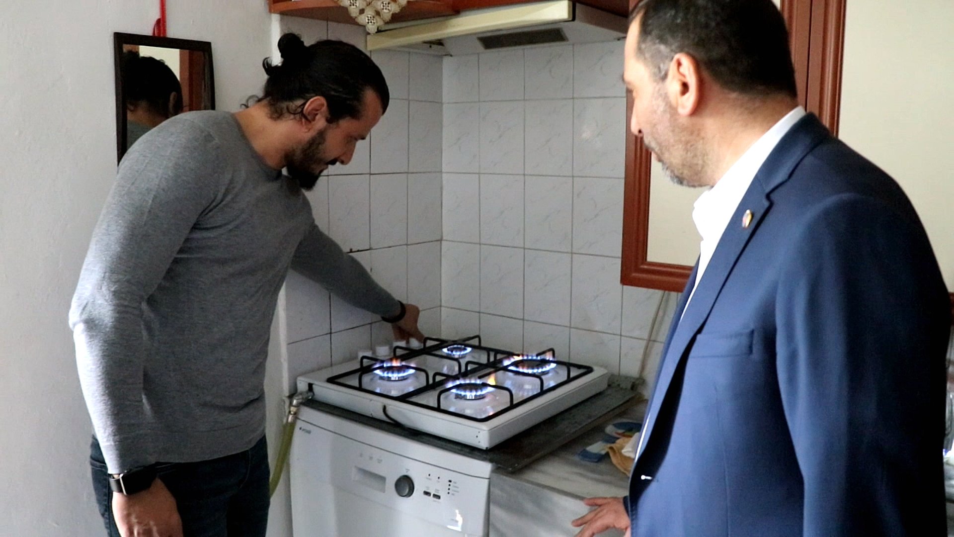 Kavak’ta ilk gaz yandı Kavak’ta ilk gaz yandı