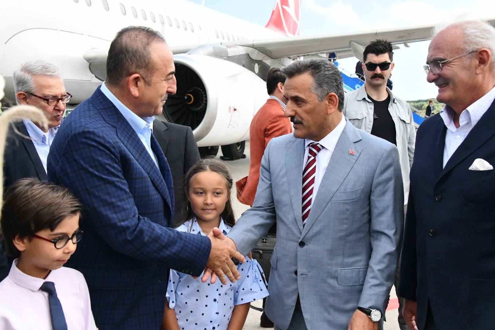 Bakan Çavuşoğlu Samsun’da 