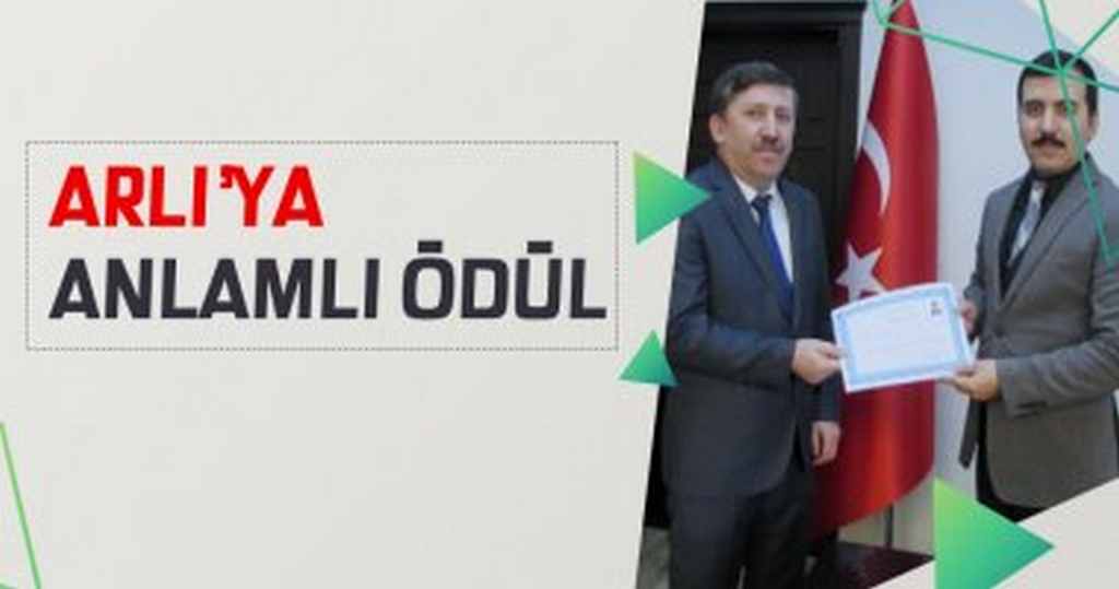 Arlı’ya Anlamlı Ödül