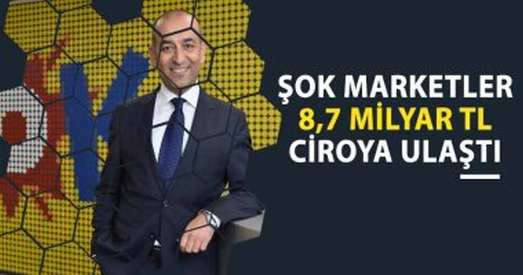 Şok Marketler 8,7 Milyar TL Ciroya Ulaştı