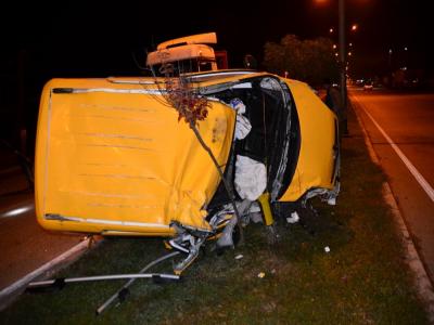 Terme’de trafik kazası: 1 yaralı
