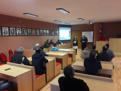 Yükümlüye basınçlı sulama eğitimi