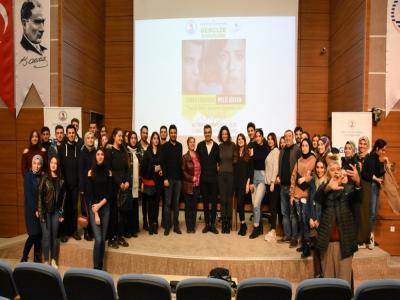 Melis Birkan ve Caner Cindoruk OMÜ’de
