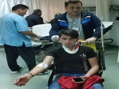 Minibüs şarampole yattı 4 yaralı