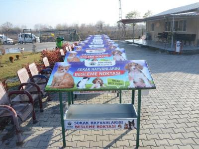 Şehrin dört bir yanına konulacak, hayvanların gıda ihtiyacını karşılayacak
