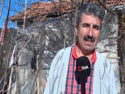 Kış günü naylon barakada yaşam savaşı
