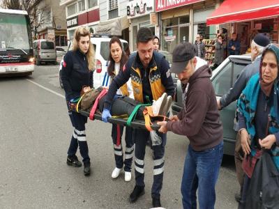 Samsun’da hastane önünde kaza: 2 yaralı
