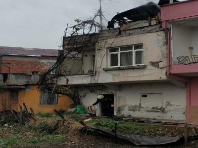 Samsun’da çatı yangını
