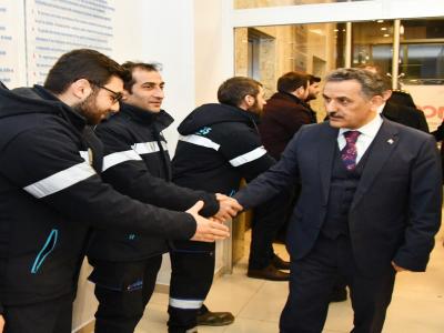 Samsun’da elektrik şirketi yılbaşında nöbetteydi
