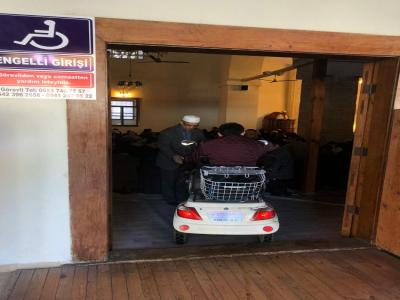 Sinop’ta camiye engelli kapısı yapıldı
