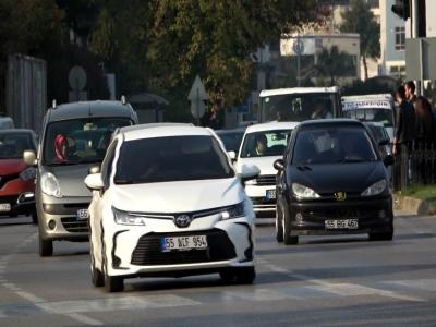 Samsun’da taşıt sayısı 1 yılda 7 bin 323 arttı
