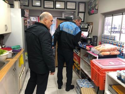 Zabıta 52 okul kantininde etiket kontrolü yaptı