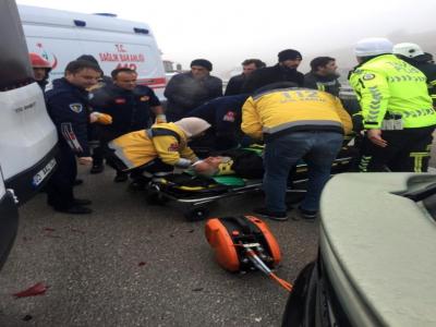Amasya’da zincirleme trafik kazası: 7 yaralı
