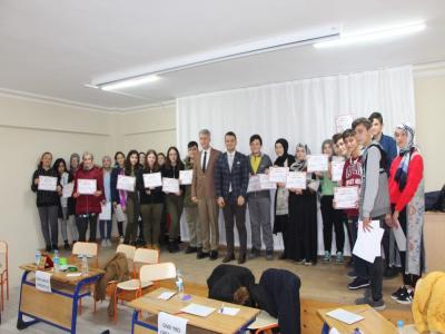 Türkeli’de ortaokullar arası bilgi yarışması
