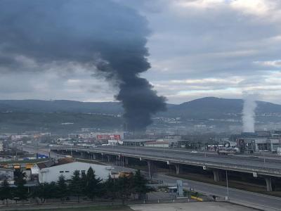 Samsun’da fabrika yangını kontrol altına alındı
