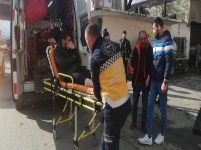 Cip ile elektrikli bisiklet çarpıştı: 1 yaralı

