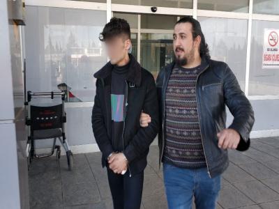 Bıçakla yaralama şüphelisi adliyeye sevk edildi