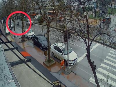 Ölümlü kaza kamerada