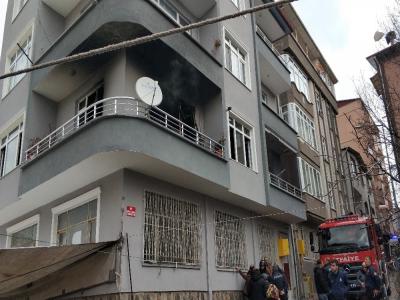 Samsun’da ev yangını
