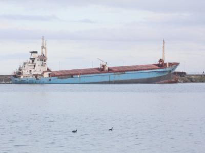 Karaya oturan gemi Yargıtay kararını bekliyor
