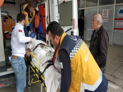 Yangında ölümden döndüler