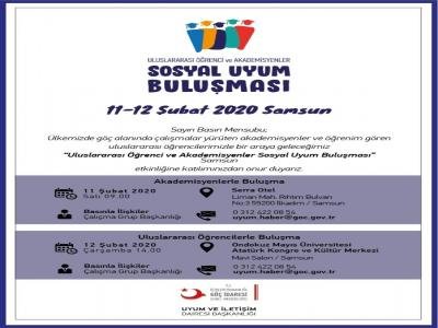 Sosyal uyum buluşması