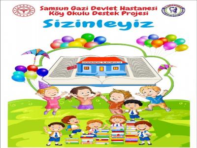 Hastane çalışanlarından ilkokul öğrencilerine kütüphane hediyesi

