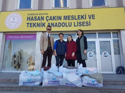 Dernekten eğitime destek
