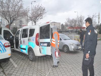 Emniyet binası ve araçlar dezenfekte edildi

