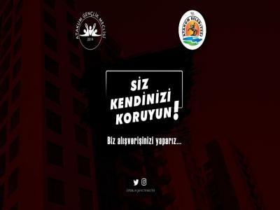 Evden çıkamayan Atakumlular cepten sipariş verebilecek
