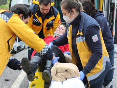 Çarşamba’da kaza: 2 yaralı
