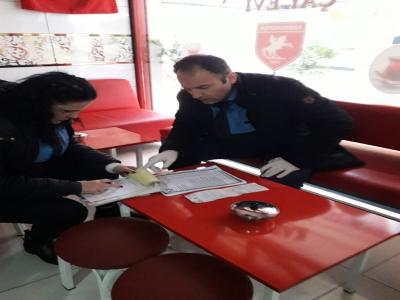 İlkadım’da çay ocağı denetimleri
