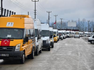 Terme’de 600 araç dezenfekte edildi
