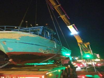 Samsun’dan çalınan tekne Giresun’da bulundu
