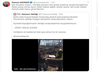 İşte Anadolu insanı: “Sizde yanlış olmaz”
