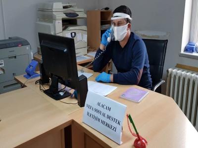 Alaçam’a 'Vefa Sosyal Destek Hattı”
