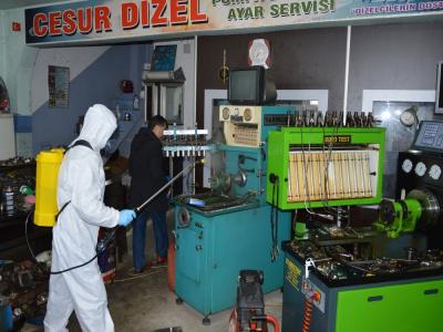 Sanayi sitelerinde dezenfeksiyon
