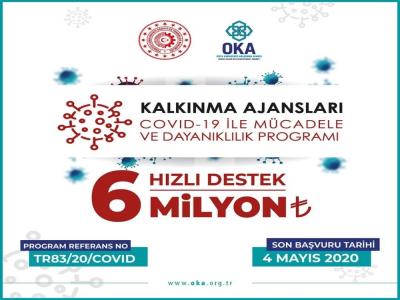 OKA’dan Kovid-19 ile Mücadele ve Dayanıklılık Programı