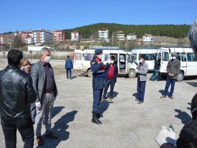Kırsal mahallelerde korona önlemi
