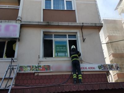 Samsun’da şüpheli yangın
