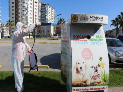 Atakum sokak canlılarını unutmadı
