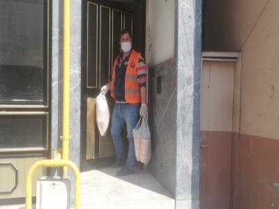 Hayrısever fırıncı bedava ekmek dağıtımı
