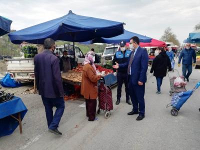 Açık ve kapalı pazar yerinde sıkı denetim
