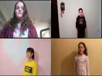 Samsun’da öğretmen ve öğrencilerden klipli ’Evde Kal’ mesajı
