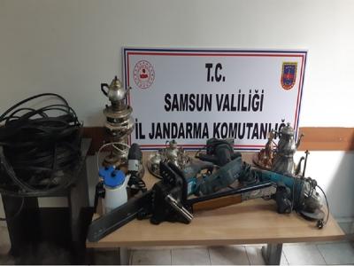 Kablo hırsızları yakayı el verdi
