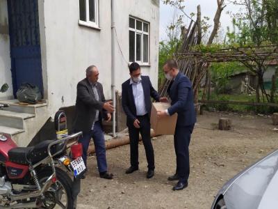 Kaymakam Zaman şehit ailelerini unutmadı
