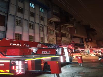 Samsun’da mobilya imalathanesinde yangın
