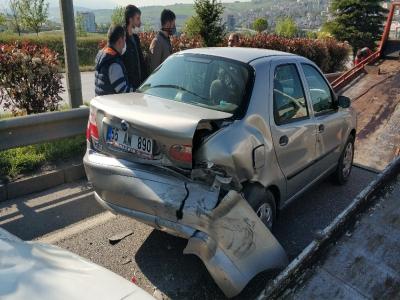 Samsun’da iki otomobil çarpıştı: 1 yaralı
