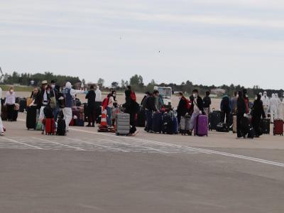 BAE’den 195 Türk vatandaşı Samsun’a getirildi
